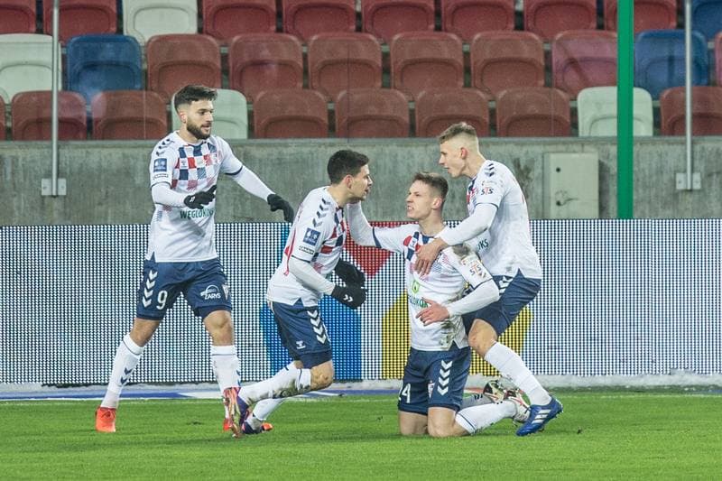 Football. PKO BP Ekstraklasa. Gornik Zabrze - Lech Poznan. 30.01.2021