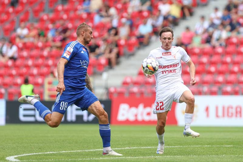 Football. Betclic I Liga. GKS Tychy - Miedz Legnica. 21.07.2024