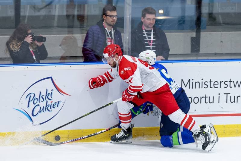 Ice Hockey. Friendly Match. Poland - Slovenia. 18.04.2024