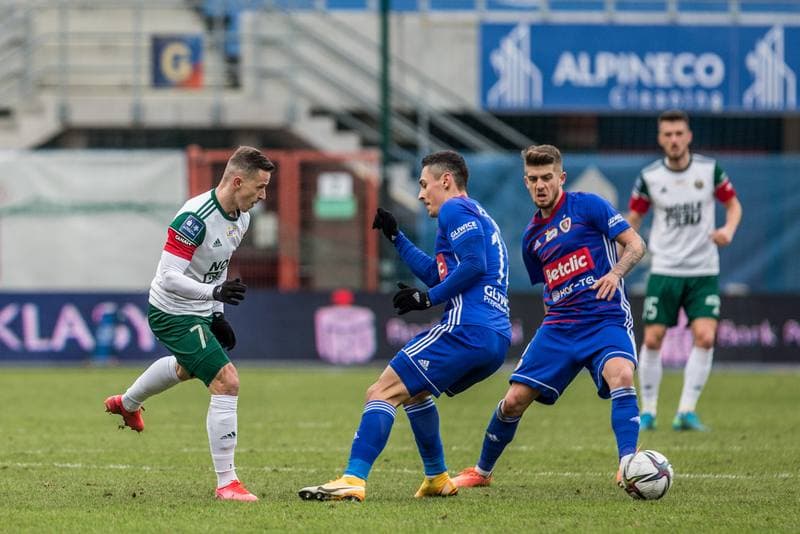 Football. PKO BP Ekstraklasa. Piast Gliwice - Slask Wroclaw. 06.02.2021