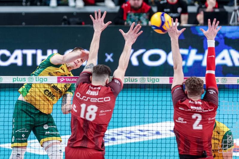 Volleyball. PlusLiga. Aluron CMC Warta Zawiercie - Asseco Resovia Rzeszow. 29.03.2025