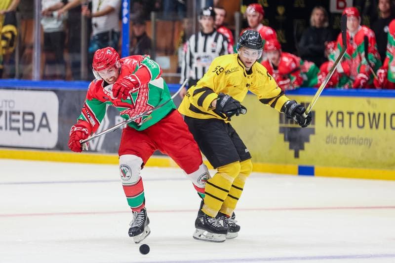 Ice Hockey. Tauron Hokej Liga. GKS Katowice - Zaglebie Sosnowiec. 01.10.2023
