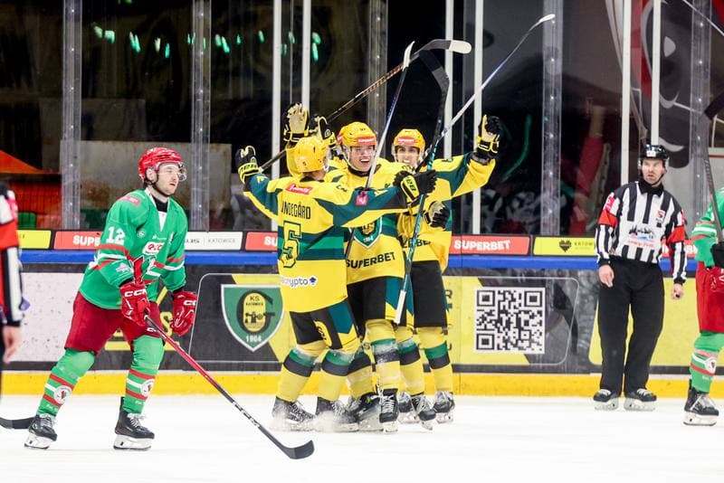 Ice Hockey. Tauron Hokej Liga. GKS Katowice - ECB Zaglebie Sosnowiec. 03.10.2025