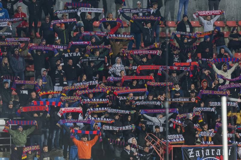Football. Fortuna I Liga. Odra Opole - Gornik Leczna. 04.11.2023