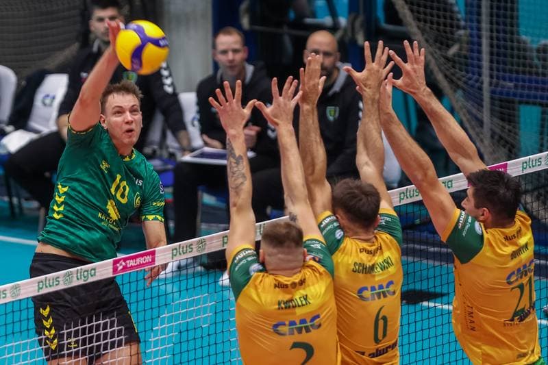 Volleyball. PlusLiga. Aluron CMC Warta Zawiercie - GKS Katowice. 05.11.2023