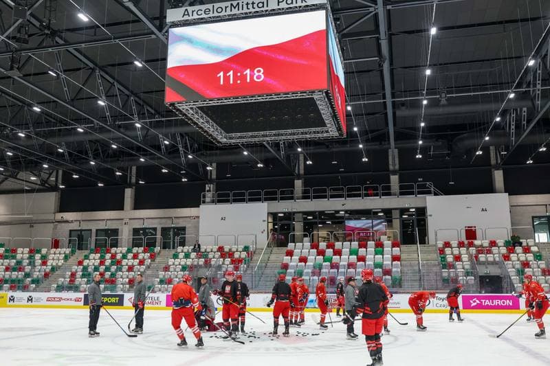 Ice Hockey. Poland national team. Training. 08.11.2023