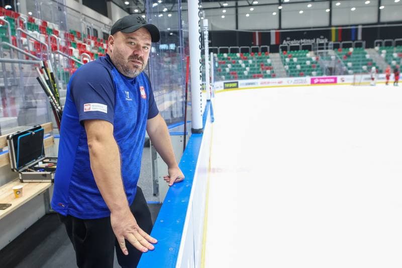 Ice Hockey. Poland national team. Training. 08.11.2023