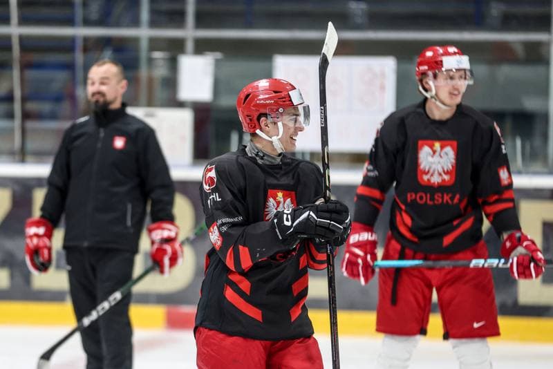 Ice Hockey. Poland national team. Training. 03.11.2024