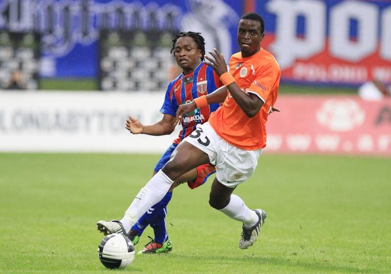 Football. Sparing. Polonia Bytom - Zaglebie Lubin. 09.10.2010