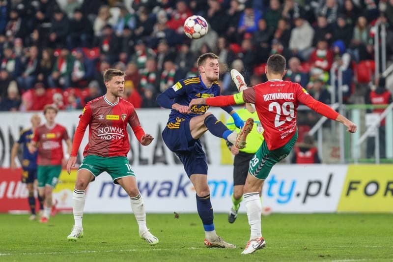 Football. Fortuna I Liga. Zaglebie Sosnowiec - Arka Gdynia. 12.11.2023