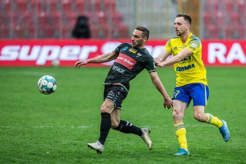 Football. Fortuna I Liga. GKS Tychy - Arka Gdynia. 01.04.2021