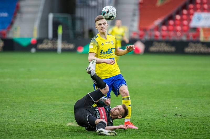Football. Fortuna I Liga. GKS Tychy - Arka Gdynia. 01.04.2021