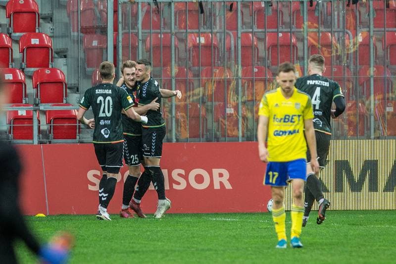 Football. Fortuna I Liga. GKS Tychy - Arka Gdynia. 01.04.2021