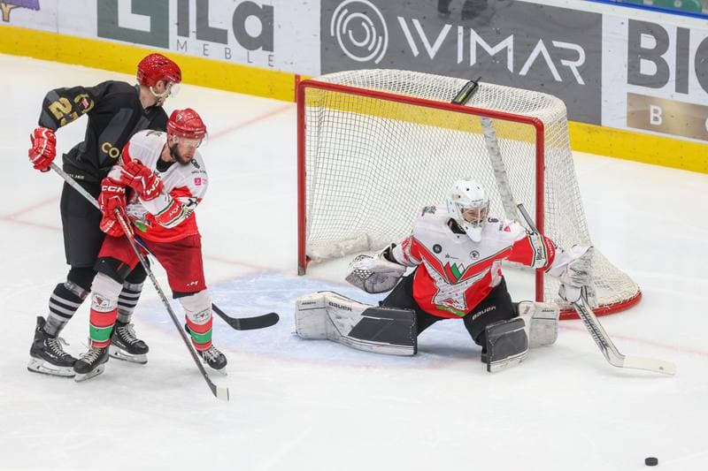 Ice Hockey. Tauron Hokej Liga. Zaglebie Sosnowiec - Comarch Cracovia. 19.11.2023