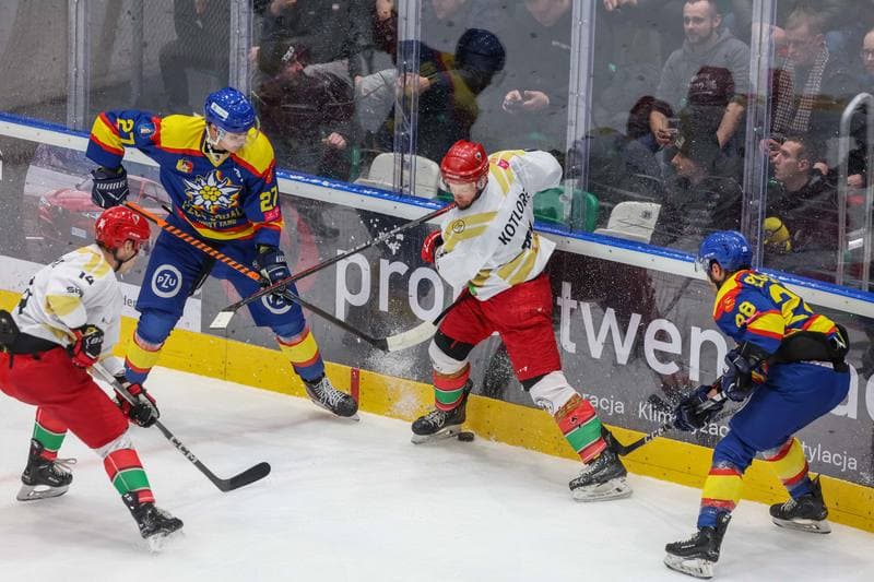 Ice Hockey. Tauron Hokej Liga. Zaglebie Sosnowiec - PZU Podhale Nowy Targ. 03.12.2023