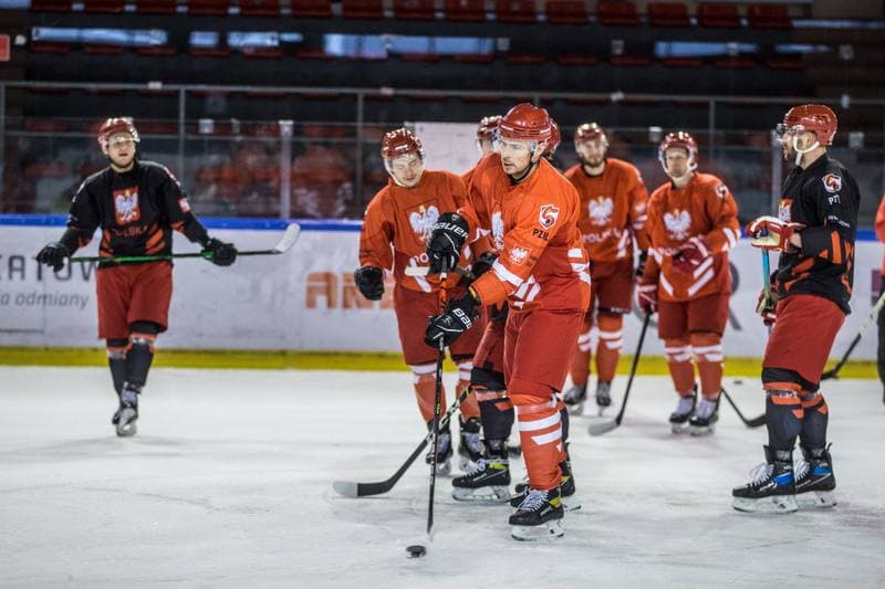 Ice Hockey. Poland national team. Training. 15.04.2021