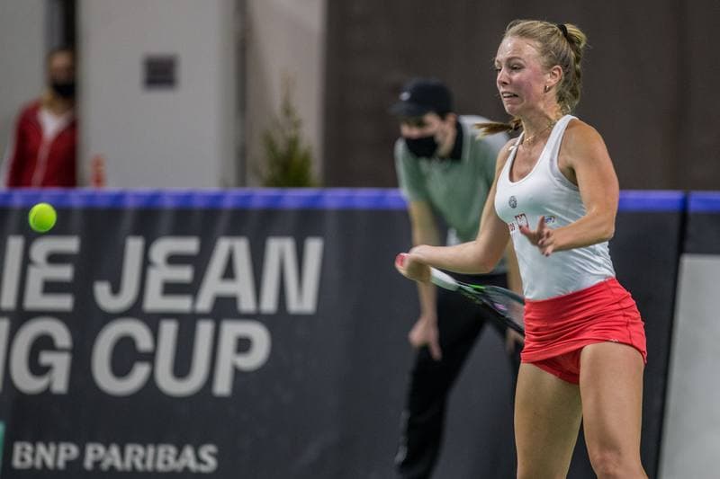 Tennis. Billie Jean King Cup. Poland - Brazil. 16.04.2021