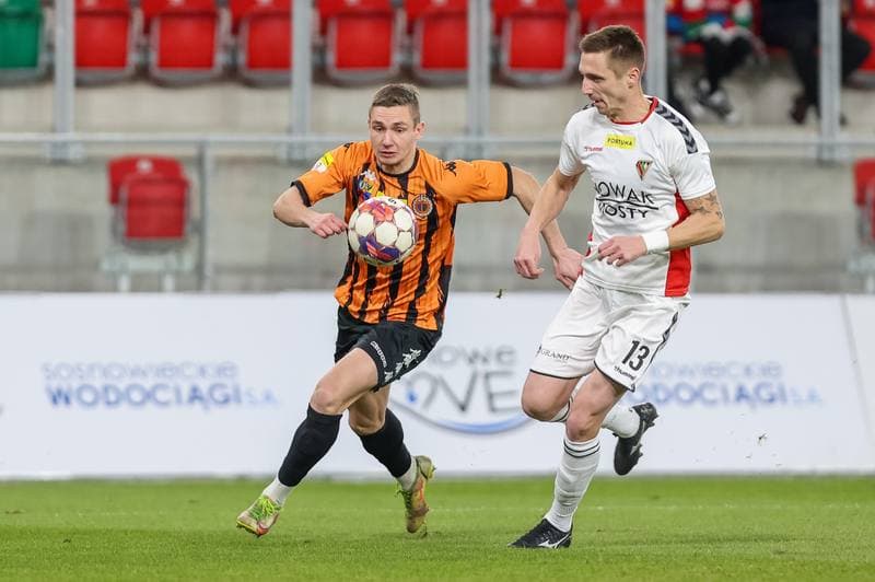 Football. Fortuna I Liga. Zaglebie Sosnowiec - Chrobry Glogow. 19.12.2023
