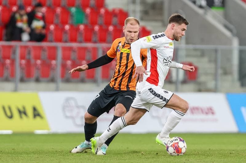 Football. Fortuna I Liga. Zaglebie Sosnowiec - Chrobry Glogow. 19.12.2023