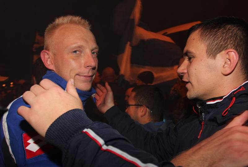 Football. Ruch Chorzow. Press Conference. 21.10.2011