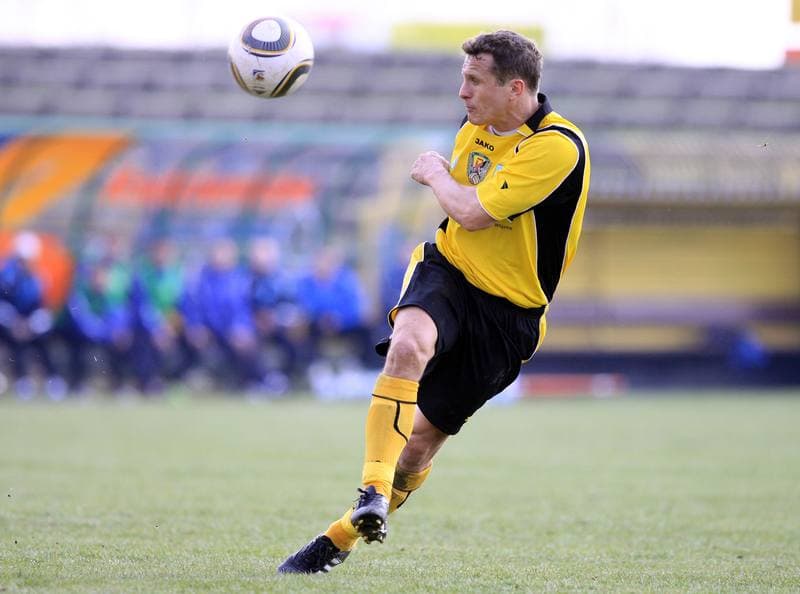 Football. II liga grupa zachodnia. Ruch Radzionkow - Jarota Jarocin. 03.04.2010