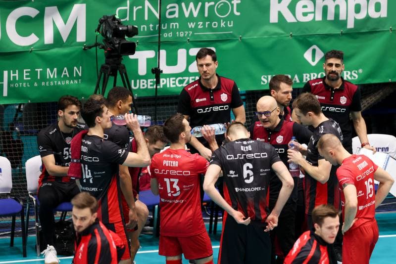 Volleyball. PlusLiga. Aluron CMC Warta Zawiercie - Asseco Resovia Rzeszow. 25.01.2024