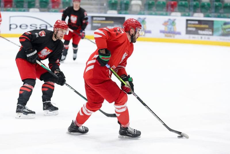 Ice Hockey. Poland national team. Training. 04.02.2024