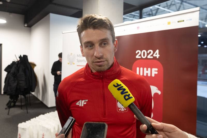Ice Hockey. Poland national team. Press Conference. 06.02.2024