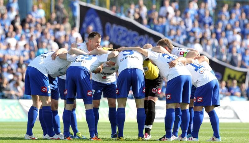 Football. T-Mobile Ekstraklasa. Ruch Chorzow - Lechia Gdansk. 06.05.2012