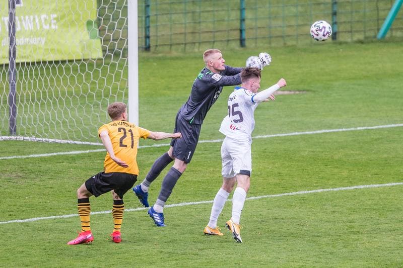 Football. eWinner II liga. GKS Katowice - Olimpia Elblag. 05.05.2021