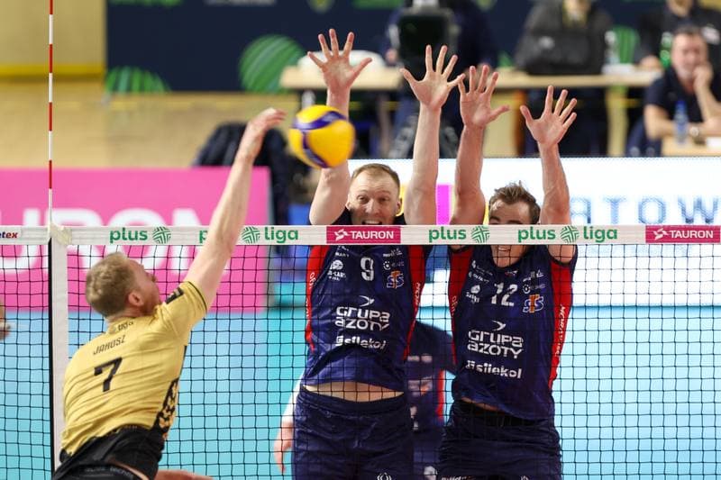 Volleyball. PlusLiga. GKS Katowice - Grupa Azoty ZAKSA Kedzierzyn-Kozle. 10.02.2024