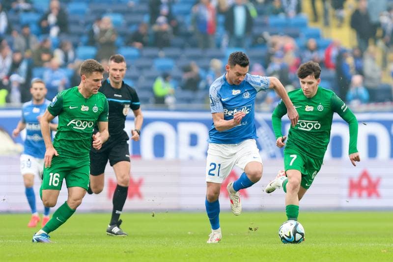 Football. PKO BP Ekstraklasa. Ruch Chorzow - Warta Poznan. 17.02.2024