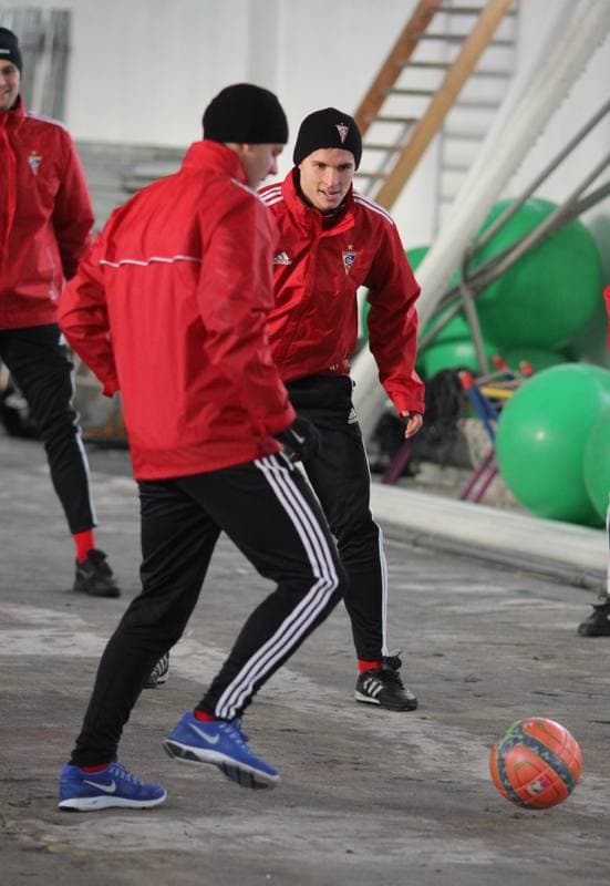 Football. Gornik Zabrze. Training. 05.07.2012