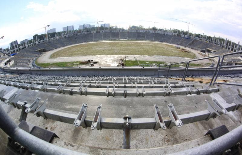 Football. Stadion Slaski. Press Conference. 05.09.2010