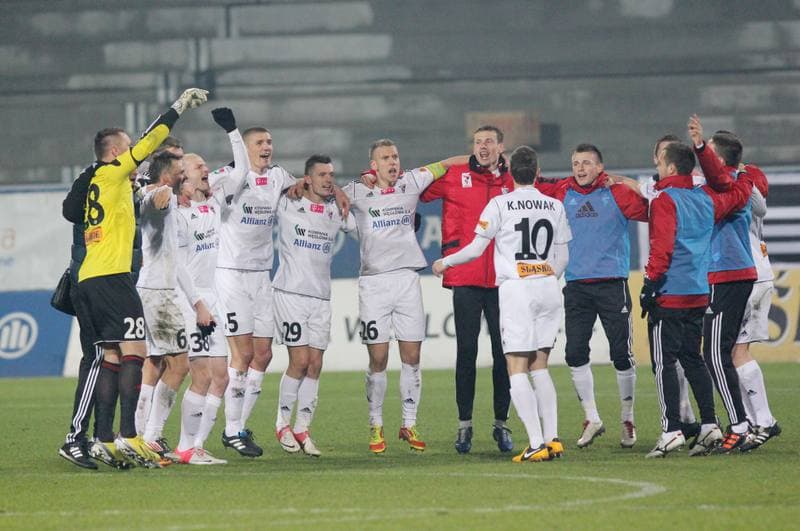 Football. T-Mobile Ekstraklasa. Gornik Zabrze - Piast Gliwice. 25.02.2013