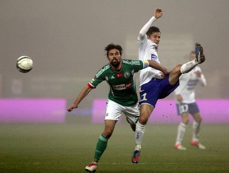 Football. T-Mobile Ekstraklasa. Podbeskidzie Bielsko-Biala - Legia Warsaw. 08.03.2013