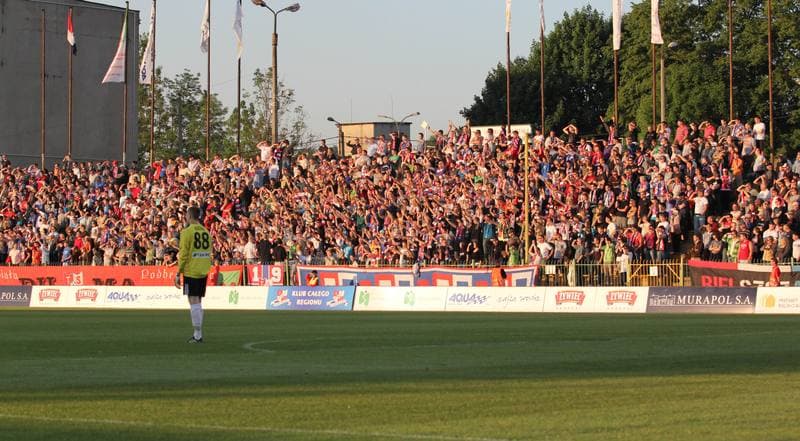 Football. I liga. Podbeskidzie Bielsko-Biala - Sandecja Nowy Sacz. 25.05.2011