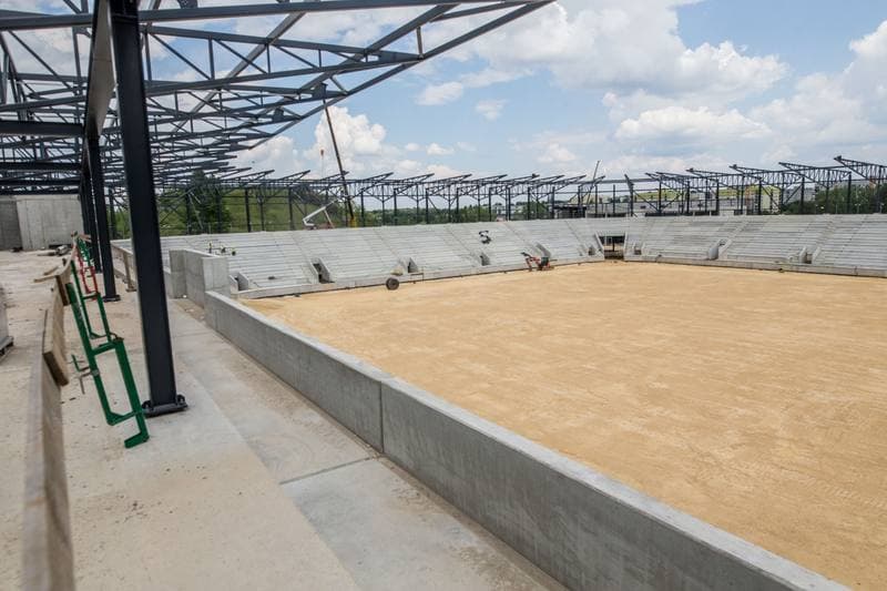 Football. Zaglebiowski Park Sportowy. Construction. 09.06.2021