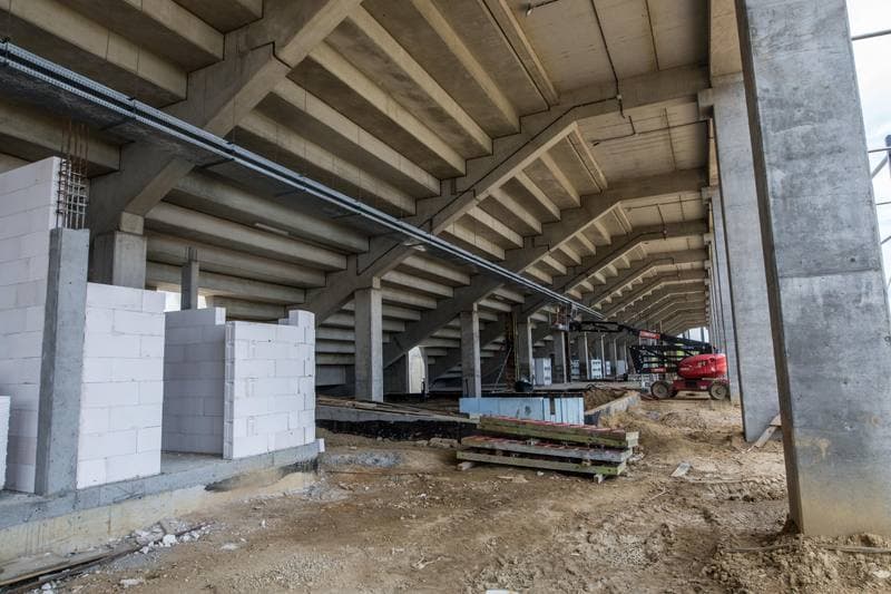 Football. Zaglebiowski Park Sportowy. Construction. 09.06.2021