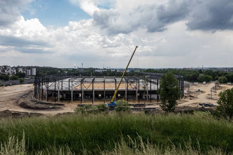 Football. Zaglebiowski Park Sportowy. Construction. 09.06.2021