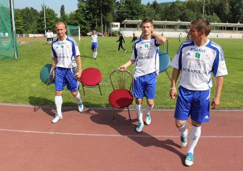 Football. Sparing. Podbeskidzie Bielsko-Biala - MFK Dolny Kubin. 11.07.2012