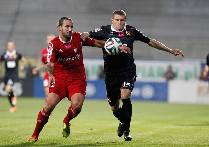 Football. T-Mobile Ekstraklasa. Gornik Zabrze - Jagiellonia Bialystok. 08.08.2014
