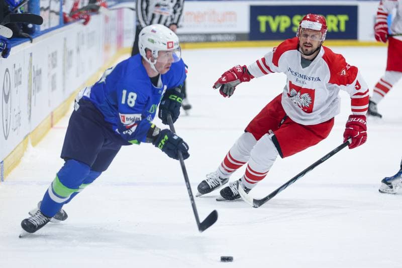 Ice Hockey. Friendly Match. Poland - Slovenia. 18.04.2024