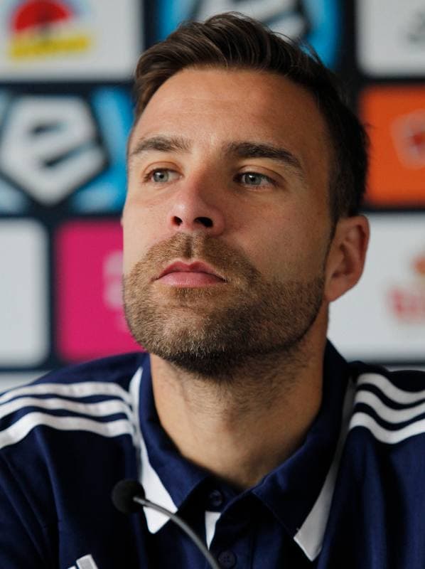 Football. Piast Gliwice. Press Conference. 25.09.2014