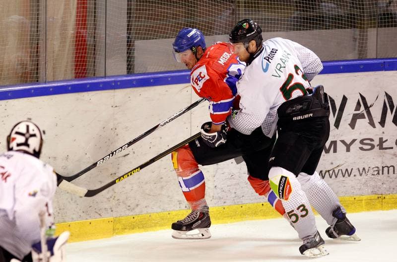 Ice Hockey. Polska Hokej Liga. Naprzod Janow - Polonia Bytom. 09.10.2014