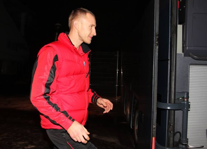 Football. Gornik Zabrze. Departure. 24.01.2012