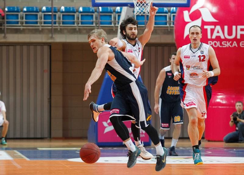 Basketball. Tauron Basket Liga. MKS Dabrowa Gornicza - Asseco Gdynia. 03.01.2015