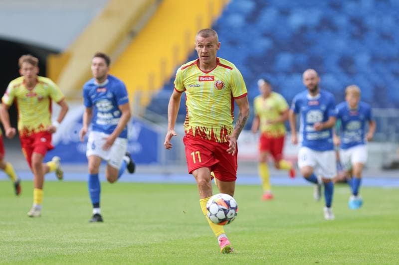 Football. Betclic I liga. Ruch Chorzow - Znicz Pruszkow. 28.07.2024