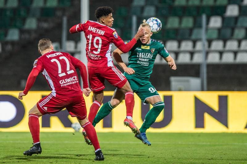 Football. Fortuna Puchar Polski. Zaglebie Sosnowiec - Piast Gliwice. 27.10.2021