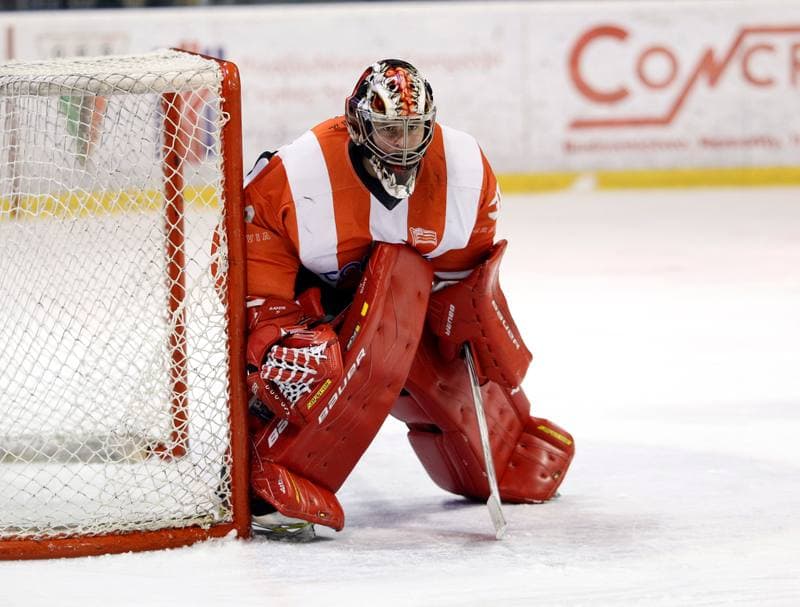 Ice Hockey. Polska Hokej Liga. GKS Tychy - Comarch Cracovia Krakow. 30.01.2015